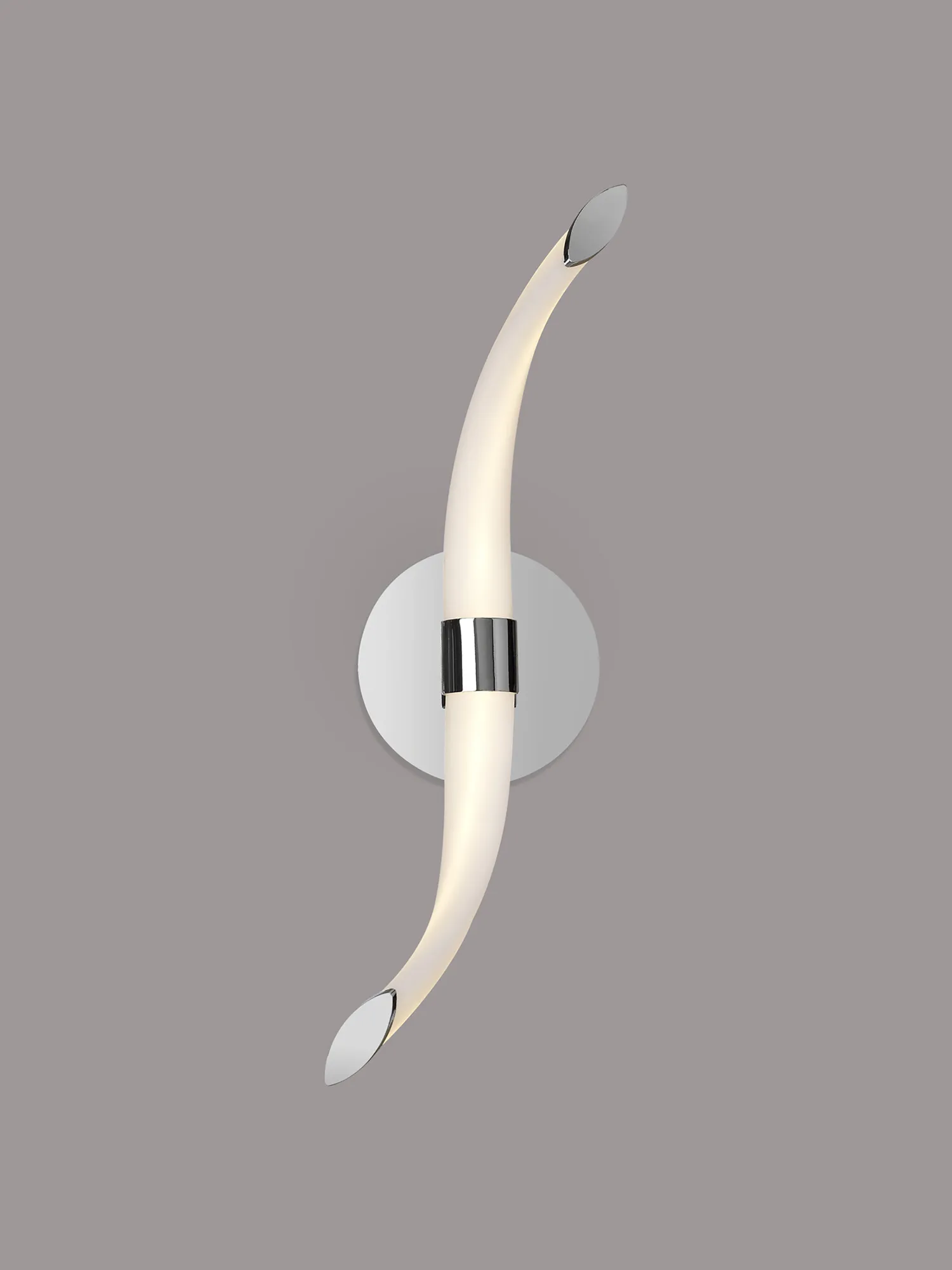 Armonia Polished Chrome Wall Lights Mantra Armed Wall Lights